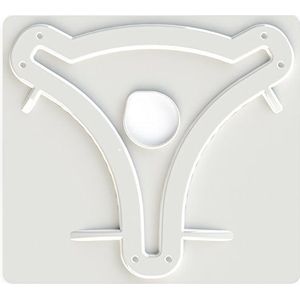 KING MB8200 Antenne Montageplaat voor King Jack en OmniPro OTA Antennes, Wit