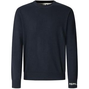 Pepe Jeans - Andre - Gebreide Trui - Marineblauw