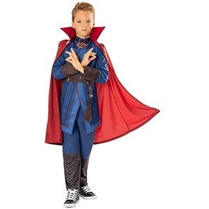 Rubies Doctor Strange Deluxe kinderkostuum met tuniek, broek en cape met medaillon, origineel Marvel Halloween, carnaval, verjaardag