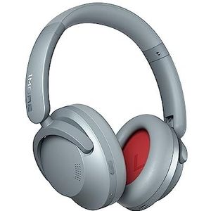 1MORE SonoFlow-hoofdtelefoon met ruisonderdrukking, actieve Bluetooth-hoofdtelefoon met ruisonderdrukking, 70 uur afspelen, LDAC Hi-Res draadloze audio, duidelijke oproepen, EQ (Zilver)