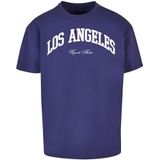 Mister Tee Upscale A College Heren T-shirt - Blauw