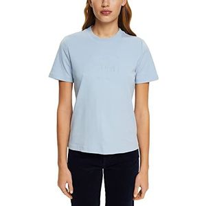ESPRIT Dames 013EE1K304 T-shirt, 435/PASTEL Blauw, L, 435, pastelblauw, L