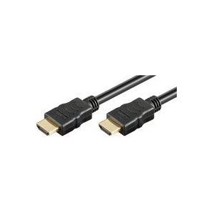 Microconnect HDMI van 0,5 m - HDMI HDMI HDMI HDMI Zwart Kabel HDMI - HDMI-kabels (0,5 m, HDMI Type A (Standaard), HDMI Type A (Standaard), HDMI Type A (Standaard), Zwart)