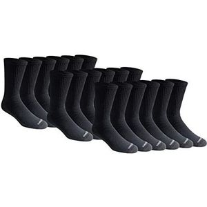 Dickies Multipack katoenen gevoerde werksokken voor heren (18 en 36 paar), zwart (18 paar), schoenmaat: 6-12, zwart (18 paar), Schoenmaat: 6-12, Zwart (18 paar), Shoe Size: 6-12