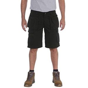 Carhartt - Steel - Korte Broek - Zwart - Stretch Ripstop