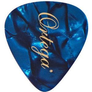 Ortega OGP-BP-M10 plectrums medium, parelmoer blauw (10 stuks) Made in Germany