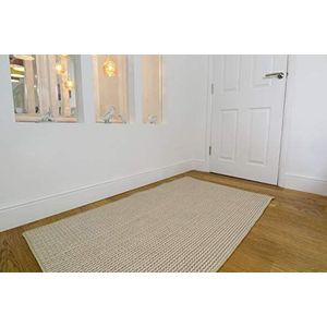 Dandy by William Armes, grote nieuwe dageraad milieuvriendelijk tapijt antislip woonkamer zomer huis mat, beige, 150 x 90