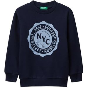 United Colors of Benetton Shirt G/C M/L, Blauw, 18 mesi