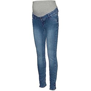 MAMALICIOUS MLDESOTA Slim Jeans A. Jeansbroek, Medium Blue Denim, 28/32, blauw (medium blue denim), 28W x 32L