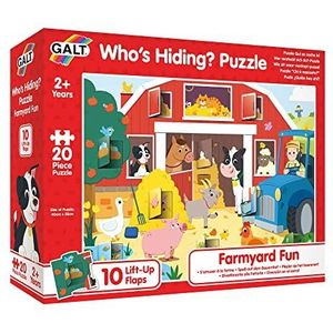 Galt Toys - Animals Who's Hiding Puzzle Farmyard Fun (James GALT 1)