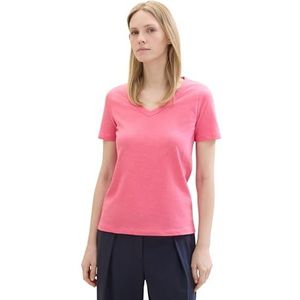 TOM TAILOR T-shirt voor dames, 15799 - Carmine Pink, XS