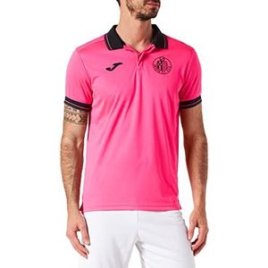 Getafe C.F. Getafe C.F. | Official Leisure Polo Shirt | 2021-22 Season | Polyester | Fluor Pink | Size 10,Unisex Kids,Neon Pink,10 Years