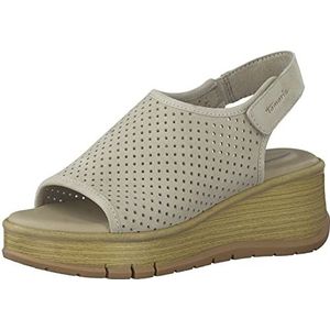 Tamaris Comfort Dames 8-8-88305-20-341 sandalen met hak, taupe, 38 EU, taupe, 38 EU Breed