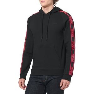 HUGO - Hoodie - Zwart - Met Capuchon - Lange Mouwen