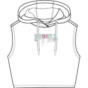 RUSSELL ATHLETIC Frances-Cropped Hoody Sweatshirt voor dames