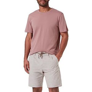 ONLY & SONS Heren Onsleo Life Linen Mix Stripe 0044 Shorts, teak, S