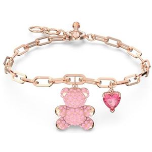 Swarovski - Link Armband Beer Roze Teddy - Geel - Dames