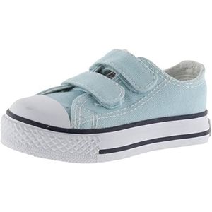 Victoria Tribu Unisex Canvas Low Tennis & Rubber Toe & Straps 106555 for Kids CELESTE 22