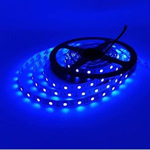 LED-strip, blauw licht, SMD 5050-1 m, spoel, plakband, 5 meter, 300 LEDs