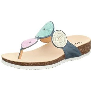 THINK! Julia_3-000372 duurzame teenslippers, 8010 denim/combi, 42 EU, 8010 denim combi, 42 EU