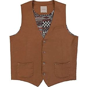 Gianni Lupo GL011BD vest, roest, S heren, Roest