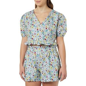 OCY Dames Set, lichtblauw, meerkleurig, XL