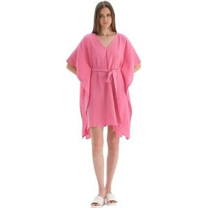 Dagi Pink Fashion Knitted Kimono, korte mouw, roze, 38, roze, 38