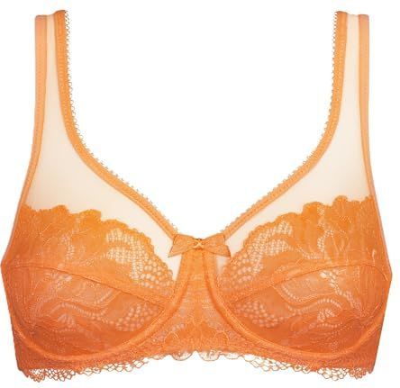 DIM - Generous - Omsluitende BH - Mandarijn - Kant
