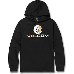 Volcom Heren Blaquedout Po Hooded Sweatshirt, Zwart, Large
