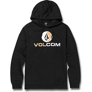 Volcom Blaquedout Po Herentrui met capuchon, Zwart, S