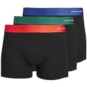 JACK & JONES Boxershorts voor heren, zwart/pack: zwart - zwart, XXL