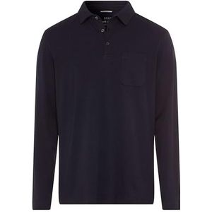 BRAX Style Pirlo Cotton Liquid Interlock pullover voor heren in Pirlo stijl, navy, M