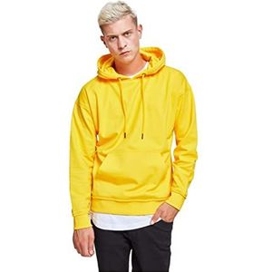 Urban Classics Oversized sweathoodie heren Sweatshirt met capuchon,Chrome Yellow,XXL