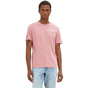 TOM TAILOR T-Shirt heren 1035568,31492 - Fluweel Rose Beige Inject,XL
