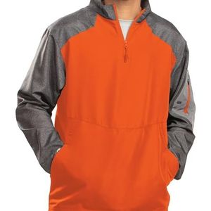 229155 HO RAIDER PULLOVER CARBN PRT/ORNGE L