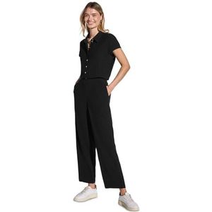 STREET ONE Jumpsuit met structuur, zwart, 44W / 30L