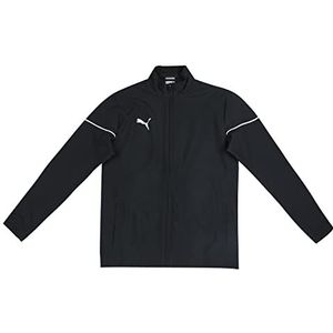 Puma Kinder Trainingsjacke Teamrise Sideline Jacket Jr, Black-Puma White, 164, 657328