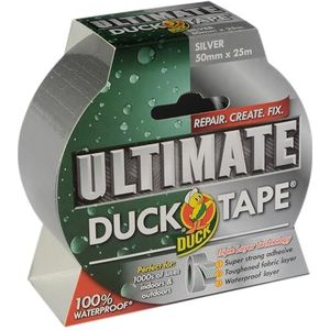 Eend Ultieme Doek Tape Ultieme Tape 50 mm x 25 m ZILVER