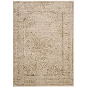 Safavieh Vintage geïnspireerd tapijt, VTG158, geweven zachte viscose vezel, crème / beige, 120 x 180 cm