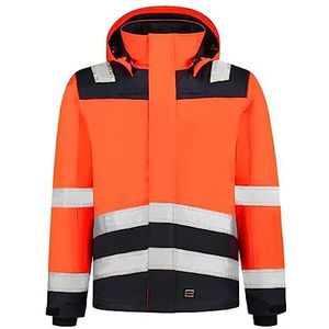 Tricorp 403023 Veiligheidswaarschuwing bicolor jas, 100% polyester, 200 g/m², fluor oranje inkt, maat 4XL