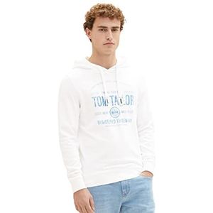 TOM TAILOR Sweatshirt voor heren, 20000 - wit, XXL