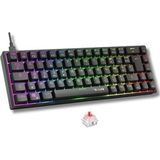 The G-Lab - Keyz Titanium - Gaming Toetsenbord - RGB - USB - Compact