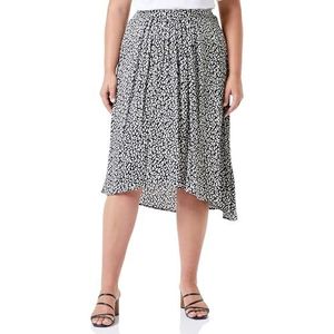 Replay Rok voor dames, Zwart/Natuurlijk Wit 010, S