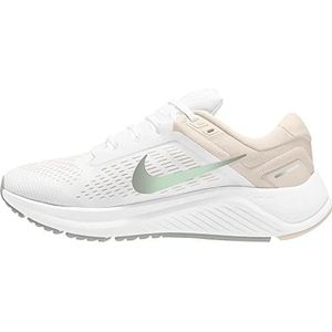 Nike Zoom Structure 24 Sneakers voor dames, Witte barely groen licht zacht, 36.5 EU