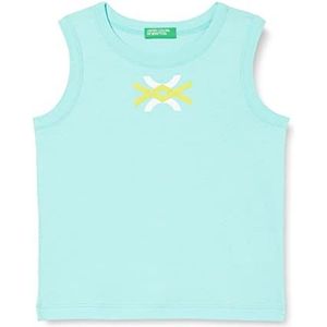 United Colors of Benetton Tanktop 3I1XGH00P tanktop, turquoise 18T, 90 kinderen, turquoise 18t