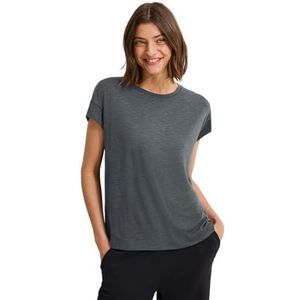 CECIL Zacht structuurshirt, Slate Kaki, L