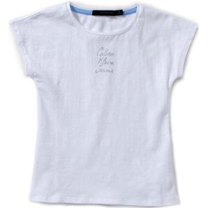 Calvin Klein Jeans Baby - meisjes T-shirt CGP207 J8C08, wit (001), 92 cm