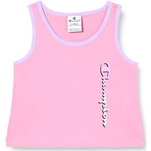 Champion Legacy C-Color-Vertical Logo Boxy Tanktop, roze, 13-14 jaar, meisjes en meisjes