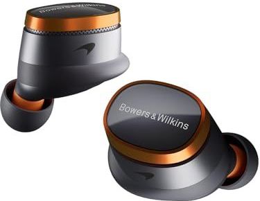 Bowers & Wilkins Pi8 McLaren Edition, Flagship Draadloze Noise Cancelling Oordopjes met Bluetooth 5.4, Snelladen, Multipoint en Ingebouwde Microfoons