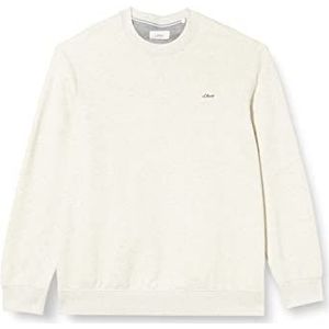 s.Oliver Big Size Heren sweatshirts met lange mouwen, wit, 3XL, wit, 3XL